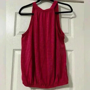 Green Envelope Rounded Neck Band Tank